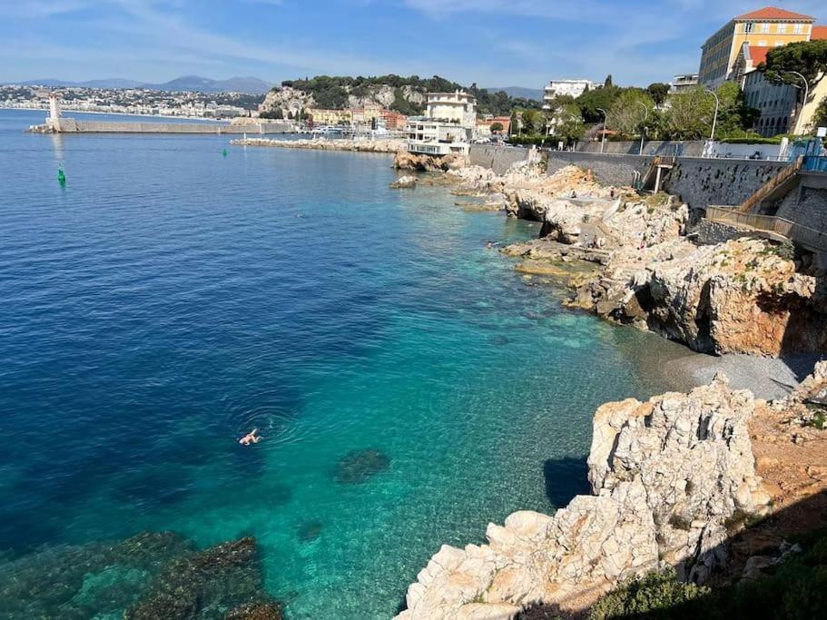 Bd Grosso Apt 4 Prs, 300M Plage, Clim, Parking Nice Exteriér fotografie